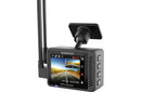 Kenwood DRV-A610WDP Compact 4K HD dash camera with 2" display, Wi-Fi, and GPS — includes rear-view cam