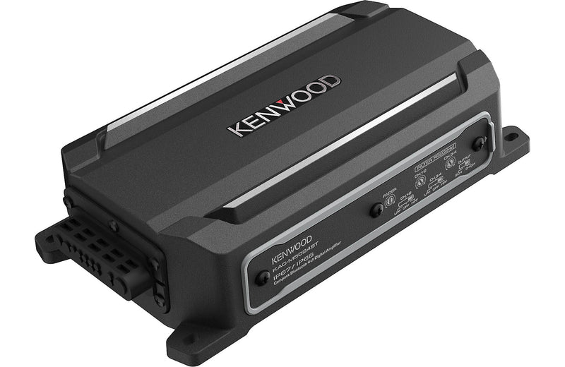 Kenwood KAC-M5024BT Compact 4-channel powersports/marine amplifier with Bluetooth® connectivity — 50 watts RMS x 4