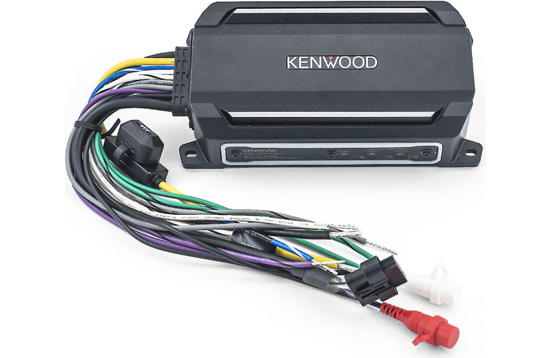 Kenwood KAC-M5024BT Compact 4-channel powersports/marine amplifier with Bluetooth® connectivity — 50 watts RMS x 4