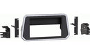 Metra 95-7638 Dash Kit Fits 2020-up Nissan Sentra models — select double-DIN radios (Black w/Silver trim)