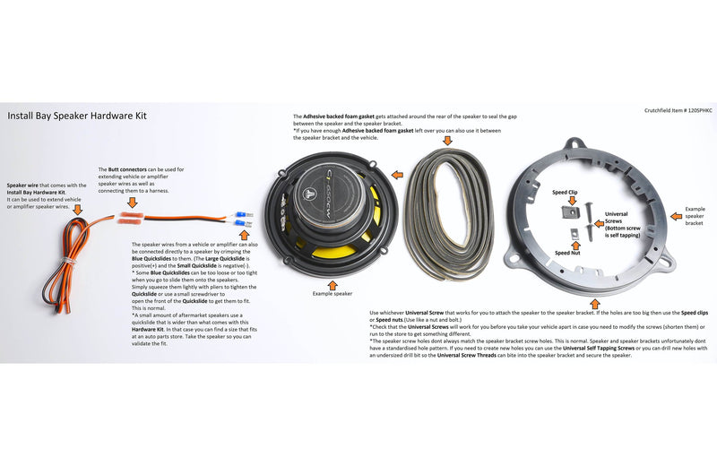 Install Bay SPHKC Speaker Installation Kit