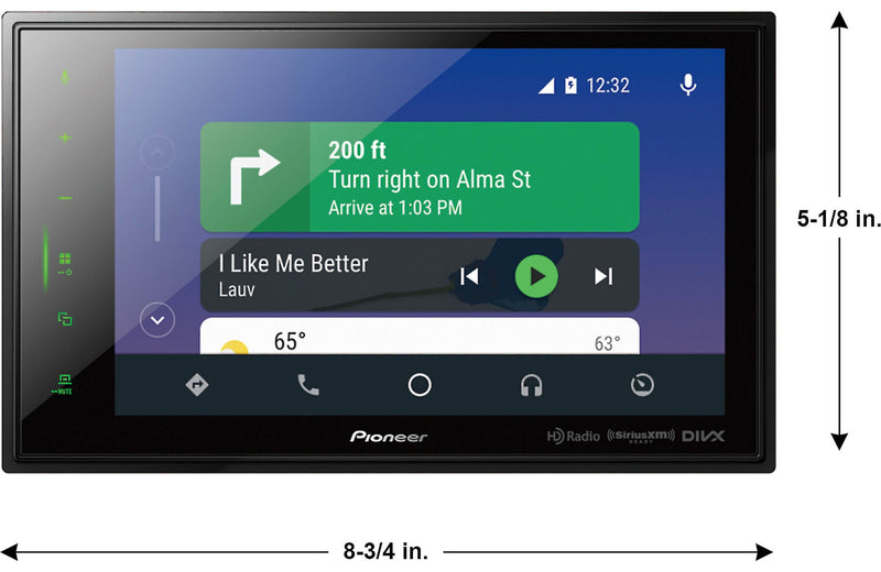 Pioneer DMH-C5500NEX Digital multimedia receiver — does not play discs