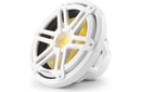 JL Audio M3-10IB-S-GW-I-4 M3 Series 10" Marine Subwoofer With RGB LED Lighting (Gloss White Sport Grille)