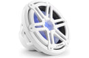 JL Audio M3-10IB-S-GW-I-4 M3 Series 10" Marine Subwoofer With RGB LED Lighting (Gloss White Sport Grille)