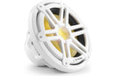 JL Audio M3-10IB-S-GW-I-4 M3 Series 10" Marine Subwoofer With RGB LED Lighting (Gloss White Sport Grille)