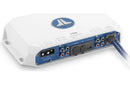 JL Audio MV400/4i MVi Series Marine 4-Channel Amplifier With Digital Signal Processing - 75 Watts Rms X 4