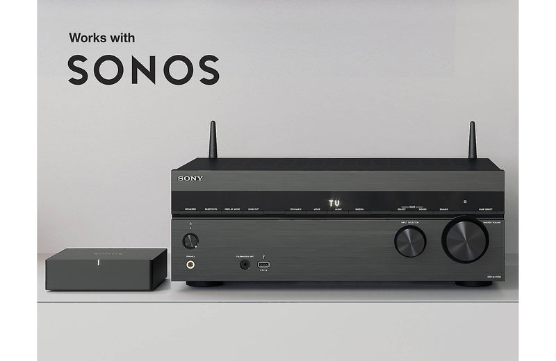 Sony STR-AN1000 7.2-channel home theatre receiver with Dolby Atmos®, Bluetooth®, Apple AirPlay® 2, and Chromecast built-in