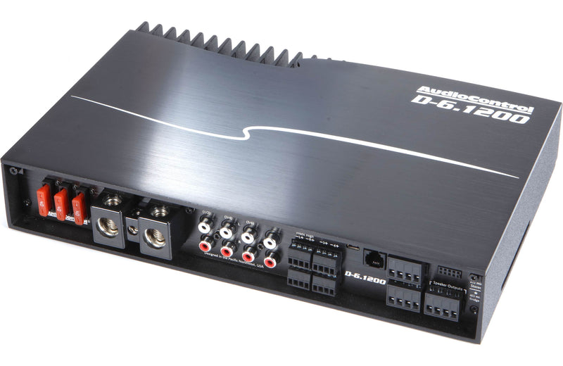 AudioControl D-6.1200 D Series 6-channel car amplifier with digital signal processing — 125 watts RMS x 6