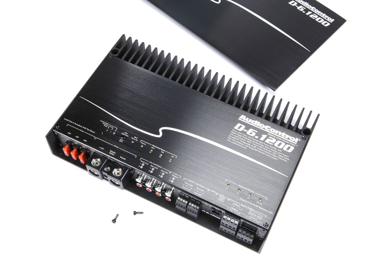 AudioControl D-6.1200 D Series 6-channel car amplifier with digital signal processing — 125 watts RMS x 6