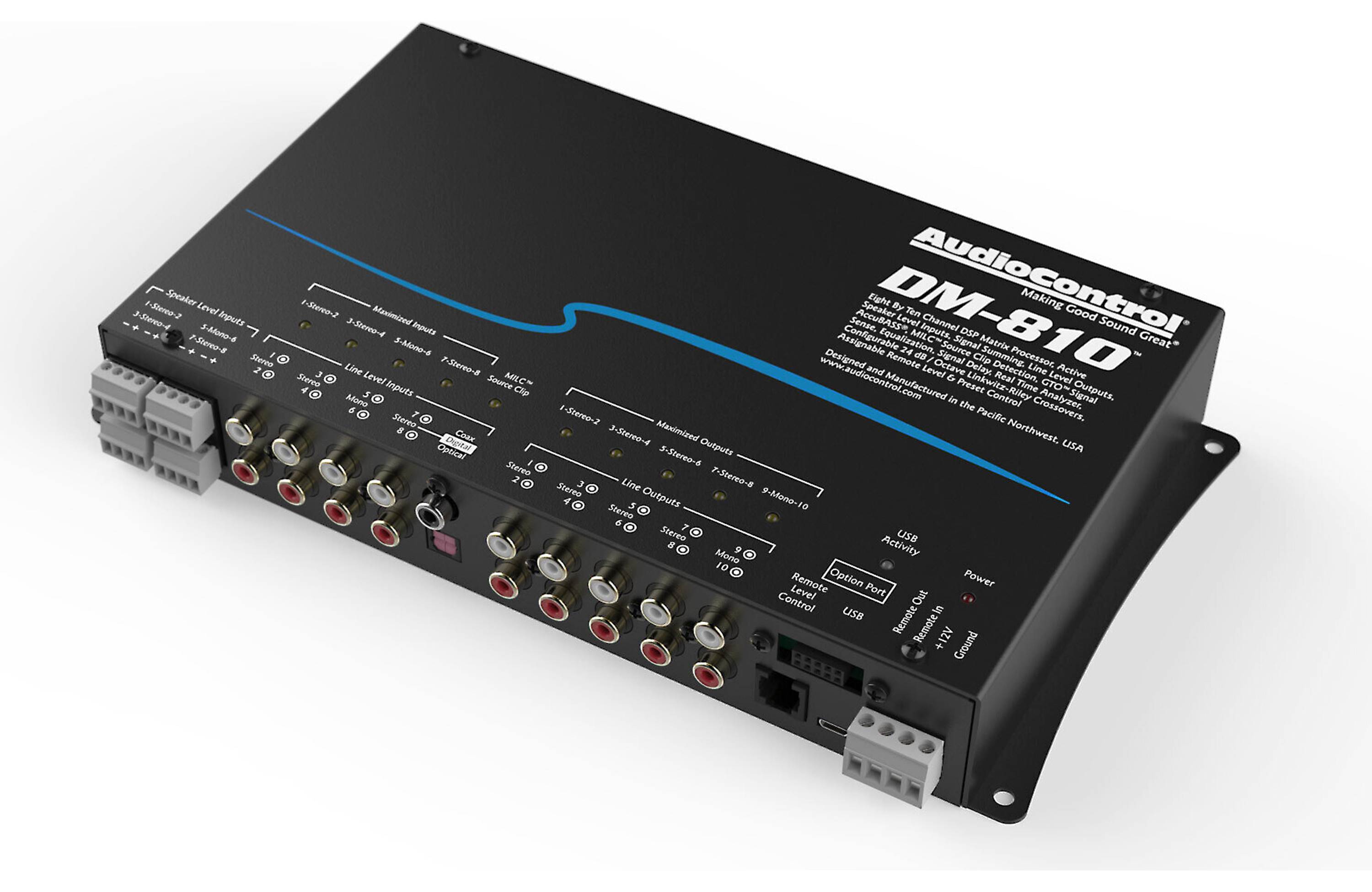 AudioControl DM-810 | Digital Signal Processor with 8 inputs and 10 outputs
