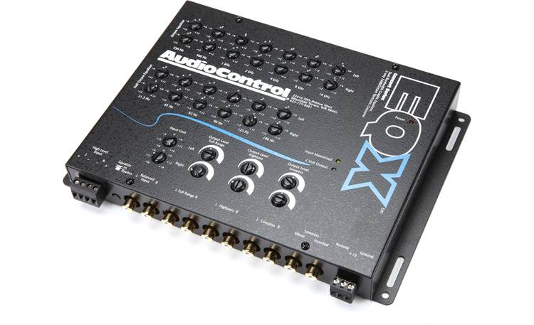 AudioControl EQX Stereo 13-band graphic equalizer with 2-way crossover (Black)