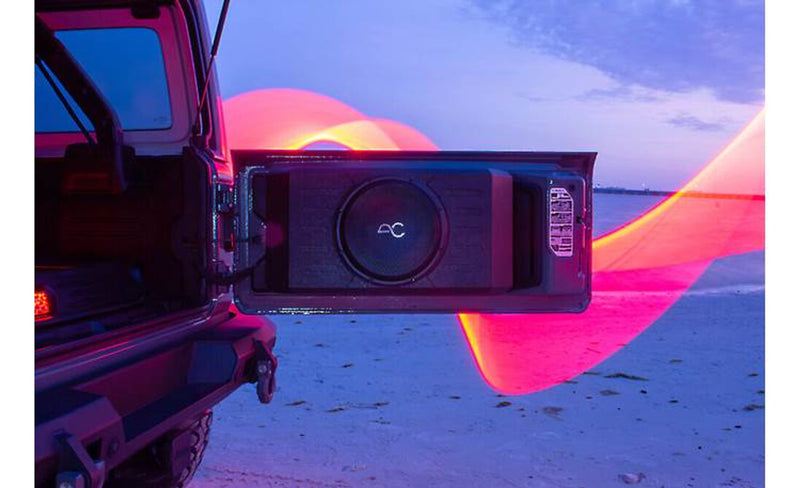 AudioControl TXJWB12 12" 600W RMS Loaded Subwoofer Enclosure for Select Jeep Vehicles