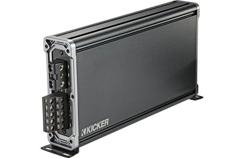 Kicker 46CXA660.5 CX Series 5-channel car amplifier — 65 watts RMS x 4 at 4 ohms + 300 watts RMS x 1 at 2 ohms