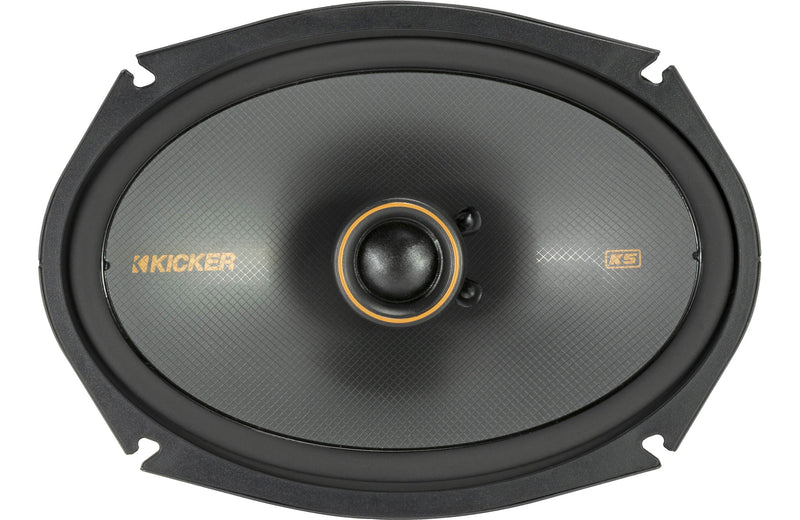 Kicker 51KSC6904 KSC690 6x9-Inch (160x230mm) Coaxial Speakers w/ 1-Inch (25mm) tweeters, 4-Ohm (Open Box)