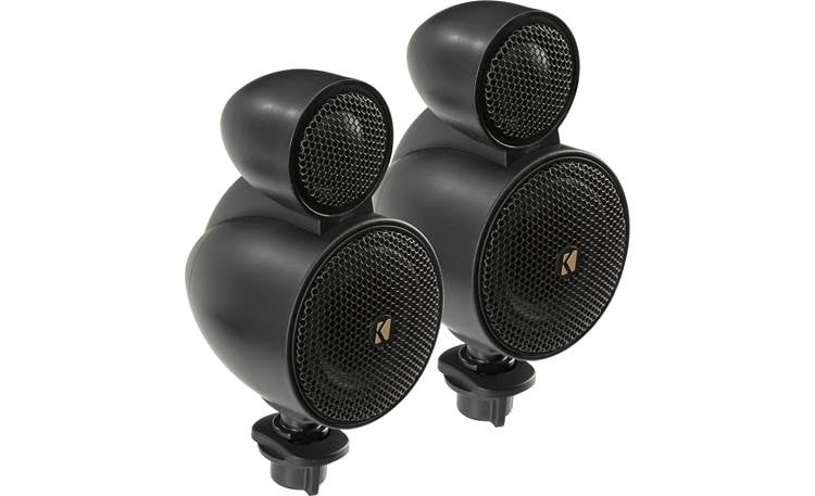 Kicker 47KSMT2504 Dual Pod Component System w/ 2.5-Inch (64mm) mids and 1-Inch (25mm) Tweeters, 4-Ohm