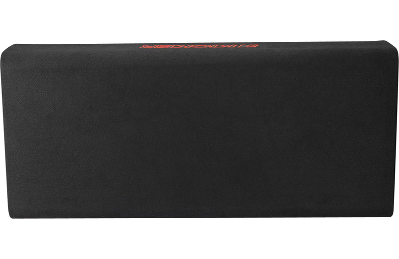 Kicker 49DL7TDF122 2400W Sealed downward-firing enclosure with two L7T 12" shallow-mount square subwoofers