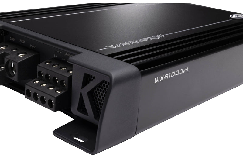 Kicker 49WXA1000.4 Warhorse 4-channel car amplifier — 250 watts RMS x 4