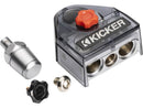KICKER 50BT4S Warhorse BT4S +/- Battery Terminal W/Side Post Inserts, 4 Out ; RoHS Compliant