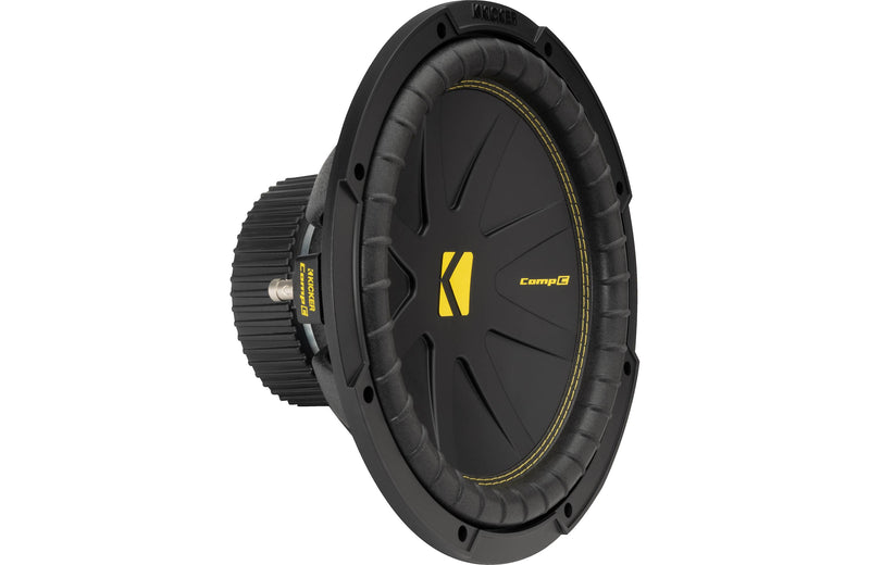 Kicker 50CWCD124 CompC™ 12" subwoofer with dual 4-ohm voice coils