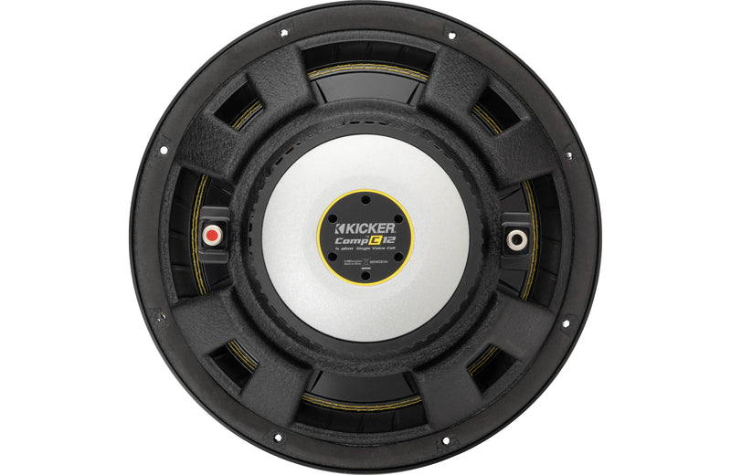 Kicker 50CWCD124 CompC™ 12" subwoofer with dual 4-ohm voice coils