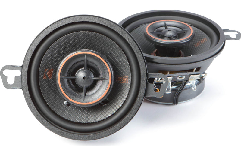 Kicker 51KSC350 3.5-Inch (89mm) Coaxial Speakers w/.5-Inch (13mm) tweeters, 4-Ohm