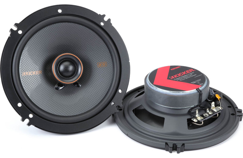 Kicker 51KSC6504 KS Series 6.5-Inch (160mm) Coaxial Speakers w/.75-Inch (20mm) tweeters, 4-Ohm