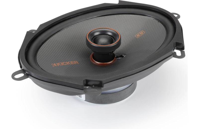 Kicker 51KSC6804 KS Series 6x8-Inch (160x200mm) Coaxial Speakers w/ .75-Inch (20mm) tweeters, 4-Ohm