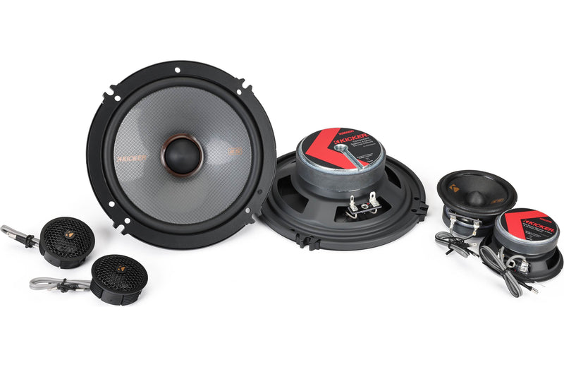 Kicker KSS365 KS Series 6-1/2" 3-way component speaker system