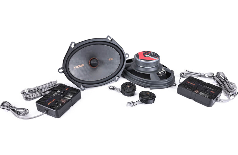 Kicker KSS680 KS Series 6"x8" 2-way component speaker system