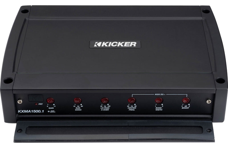 Kicker 51KXMA1500.1 Mono marine subwoofer amplifier — 1500 watts RMS x 1 at 1 ohm