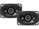 Kicker 43DSC4604  4x6-Inch (100x160mm) Coaxial Speakers, 4Ω (Open Box)