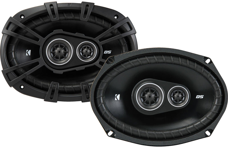 Kicker 43DSC69304 DS Series 6"x9" 3-way car speakers (Open Box)