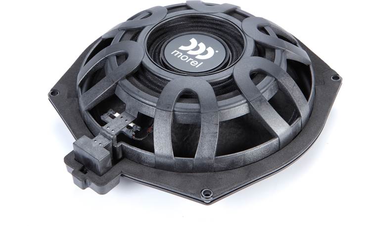 Morel IP-BMWSUB82 8" ultra-slim component subwoofer — designed to fit select BMW vehicles with factory sub