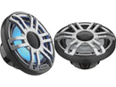 Hertz Marine HMX 6.5 S-LD-G 6-1/2" 2-way marine speakers with LED lighting (Gray)