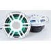 Hertz Marine HMX 6.5 S-LD-SW 6-1/2" 2-way marine speakers with LED lighting (Silver/White)