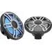 Hertz Marine HMX 8 S-LD-G 8" 2-way marine speakers with LED lighting (Gray)