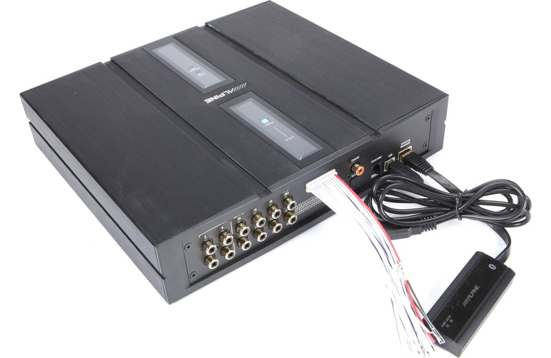 Alpine HDP-D90 Status Series 12-channel car amplifier with digital signal processing — 50 watts RMS x 8 + 80 watts RMS x 4