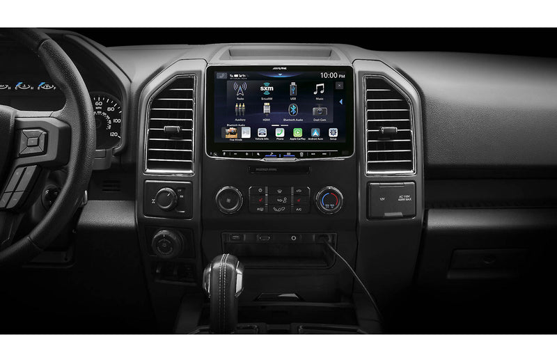 Alpine Halo9 iLX-F509 Digital multimedia receiver — a 9" touchscreen that fits in a DIN dash opening (does not play discs)