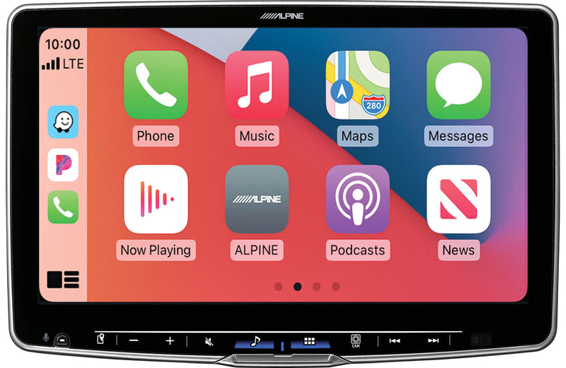 Alpine Halo11 iLX-F511 Digital multimedia receiver — an 11" touchscreen that fits in a DIN dash opening (does not play discs)