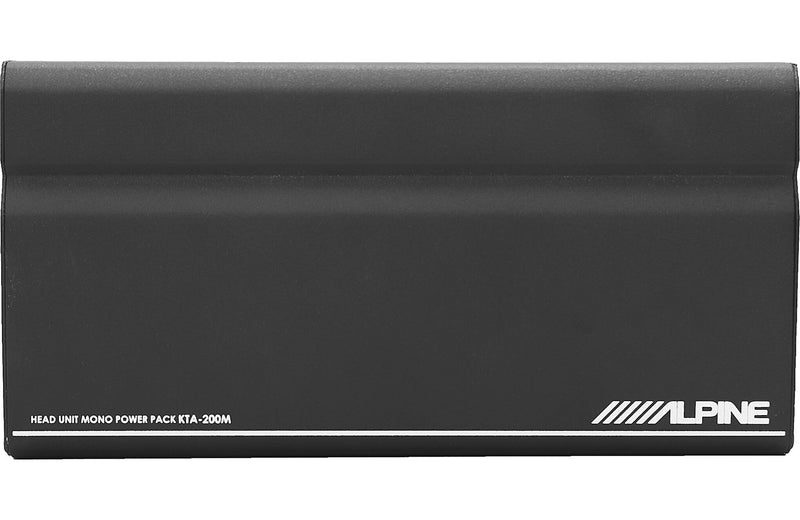 Alpine KTA-200M Power Pack Compact mono subwoofer amplifier — 200 watts RMS x 1 at 2 or 4 ohms