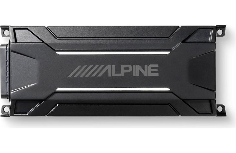 Alpine KTA-30MW Tough Power Pack Compact all-weather mono subwoofer amplifier — 300 watts RMS x 1 at 2 ohms