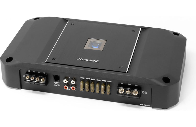 Alpine R2-A150M R2-Series mono subwoofer amplifier — 1500 watts RMS x 1 at 1 ohm