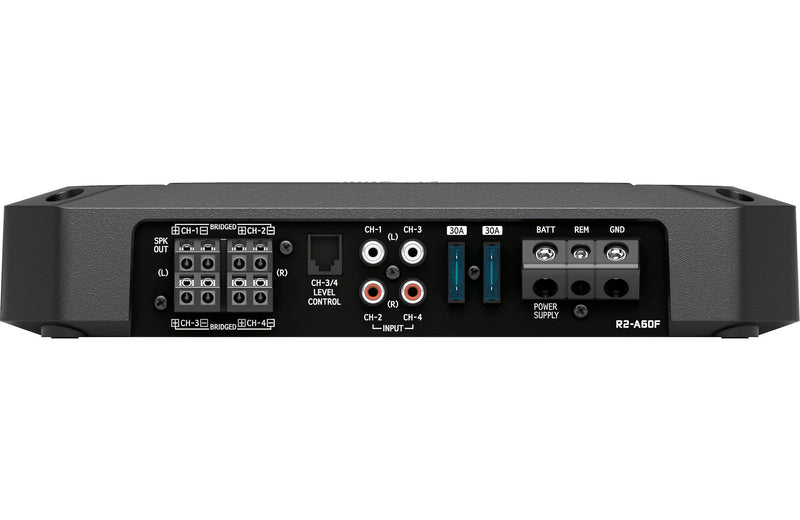 Alpine R2-A60F R2-Series 4-channel car amplifier — 100 watts RMS x 4