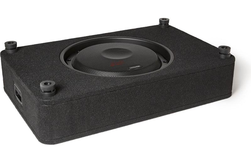 Alpine RS-SB12 Halo R-Series sealed enclosure with 12" 2-ohm shallow-mount subwoofer