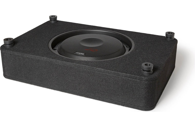 Alpine RS-SB12 Halo R-Series sealed enclosure with 12" 2-ohm shallow-mount subwoofer