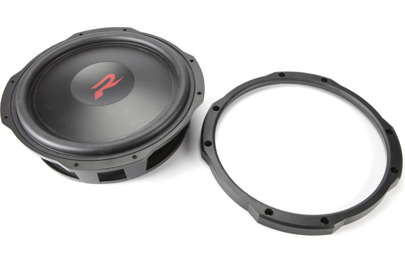 Alpine RS-W10D4 R-Series shallow-mount 10" subwoofer with dual 4-ohm voice coils