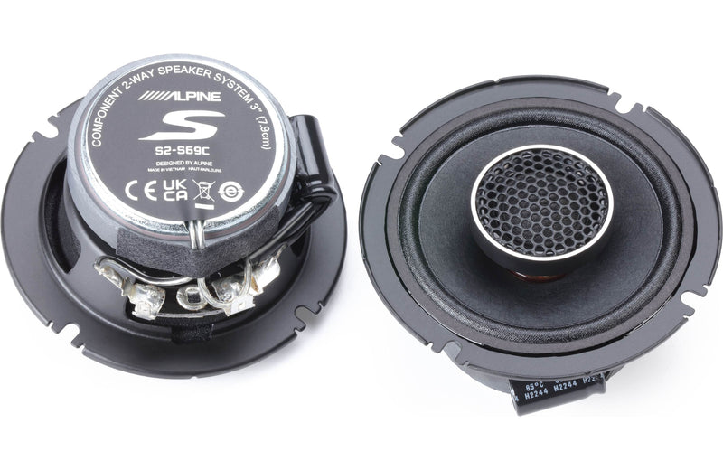 Alpine S2-S69C Next-Generation S-Series 6"x9" component speaker system