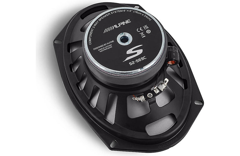 Alpine S2-S69C Next-Generation S-Series 6"x9" component speaker system