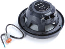 Rockford Fosgate M1-65B M1 Series 6-1/2" 75W RMS Color-Optix Marine Speakers - Black