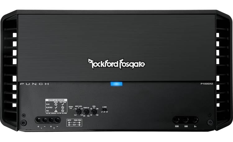 Rockford Fosgate Punch P1000X2 2-channel car amplifier — 500 watts RMS
